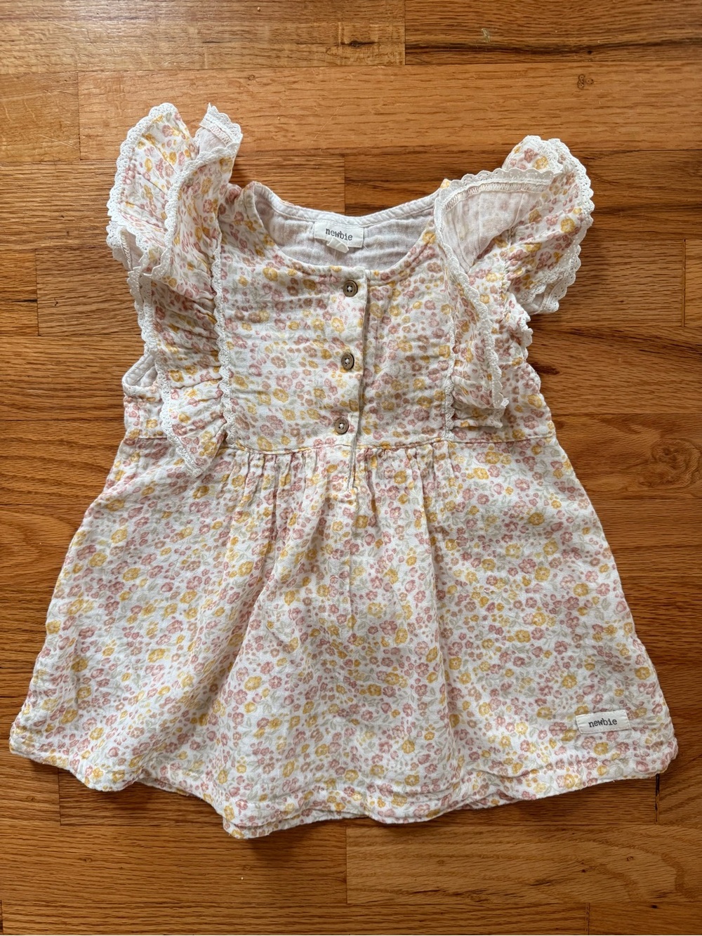 Sweet Floral Newbie Baby Blouse